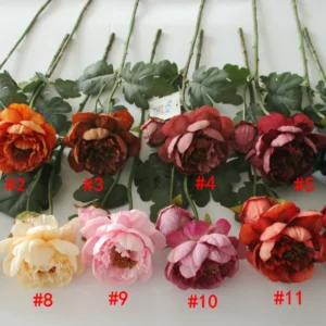 Artificial Cream Rose Bouquet