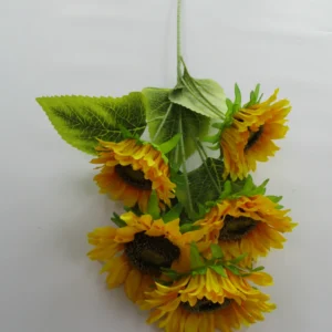 Artificial Sunflower with Greenery