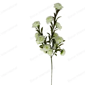 White Multi-Head Artificial Rose Bouquet