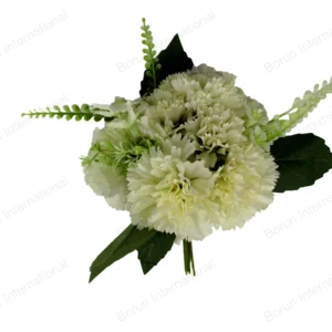White Carnation Hand-Tied Bouquet