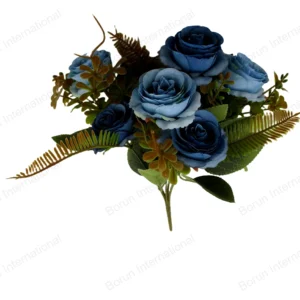 Hazy Blue Rose Hand-Tied Bouquet