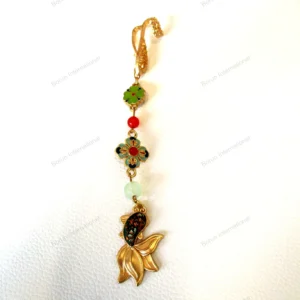 Intangible Heritage Song Brocade Goldfish Brooch Pendant
