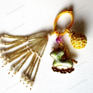 Intangible Heritage Song Brocade Unicorn Keychain