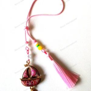 Intangible Heritage Song Brocade Smooth Sailing Pendant