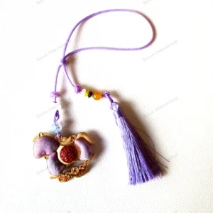 Intangible Heritage Song Brocade Fortune Horse Pendant