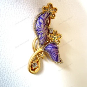 Intangible Heritage Brocade Phoenix Tail Hair Clip