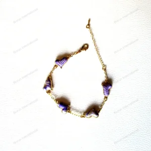 Intangible Heritage Song Brocade Colorful Heart Bracelet