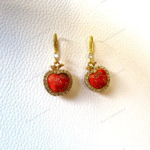 Intangible Heritage Chinese-Style Apple Earrings